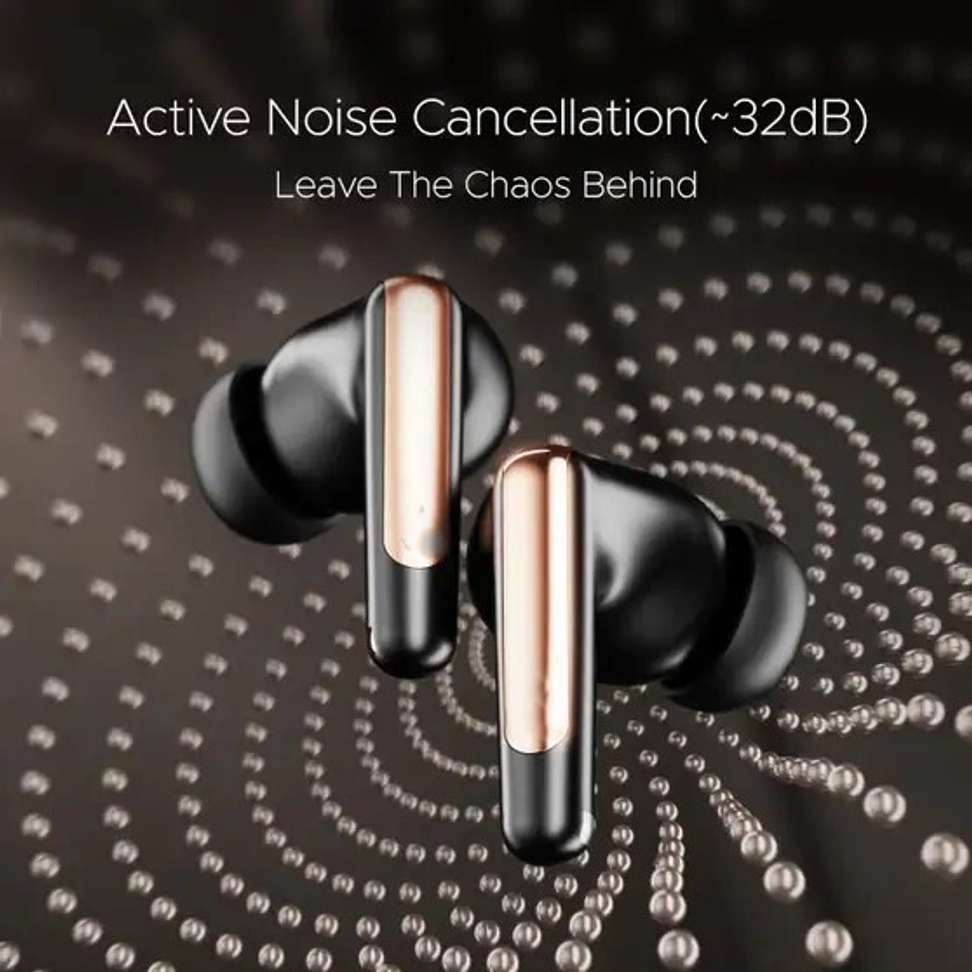cehno CH161 wireless Buds 42 dB ANC, Dirac-tuned, Ultra Bass Bluetooth ...
