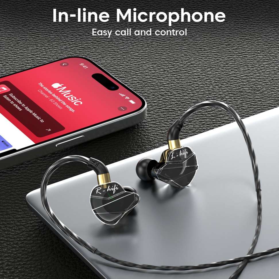 sounce Type-C Wired Earphones 14.2mm Driver - Image 4