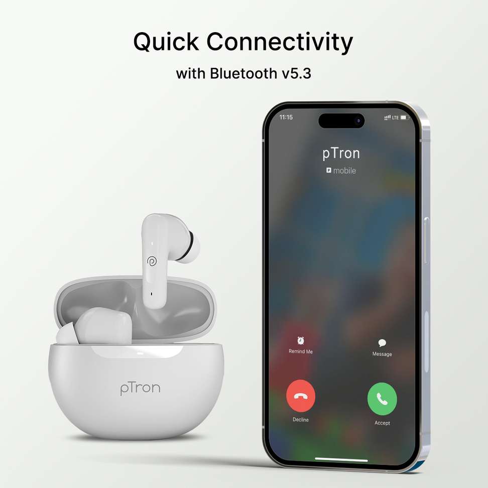 Shopsy PTron Vibe 50hrs Playtime Bluetooth Earphones - Image 8