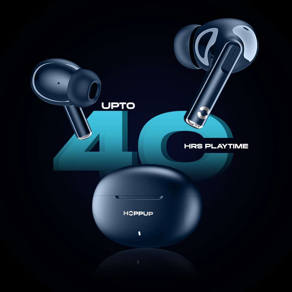 Shopsy HOPPUP S40 Earbuds 13MM Drivers 40H Playtime - Image 5