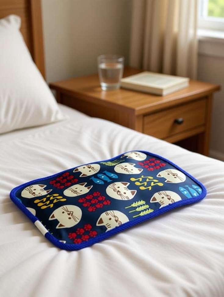 Aafos Electric Heating Gel Pad Autocut Pain Relief Bag Pouch Multi Colour 1 L Hot Water