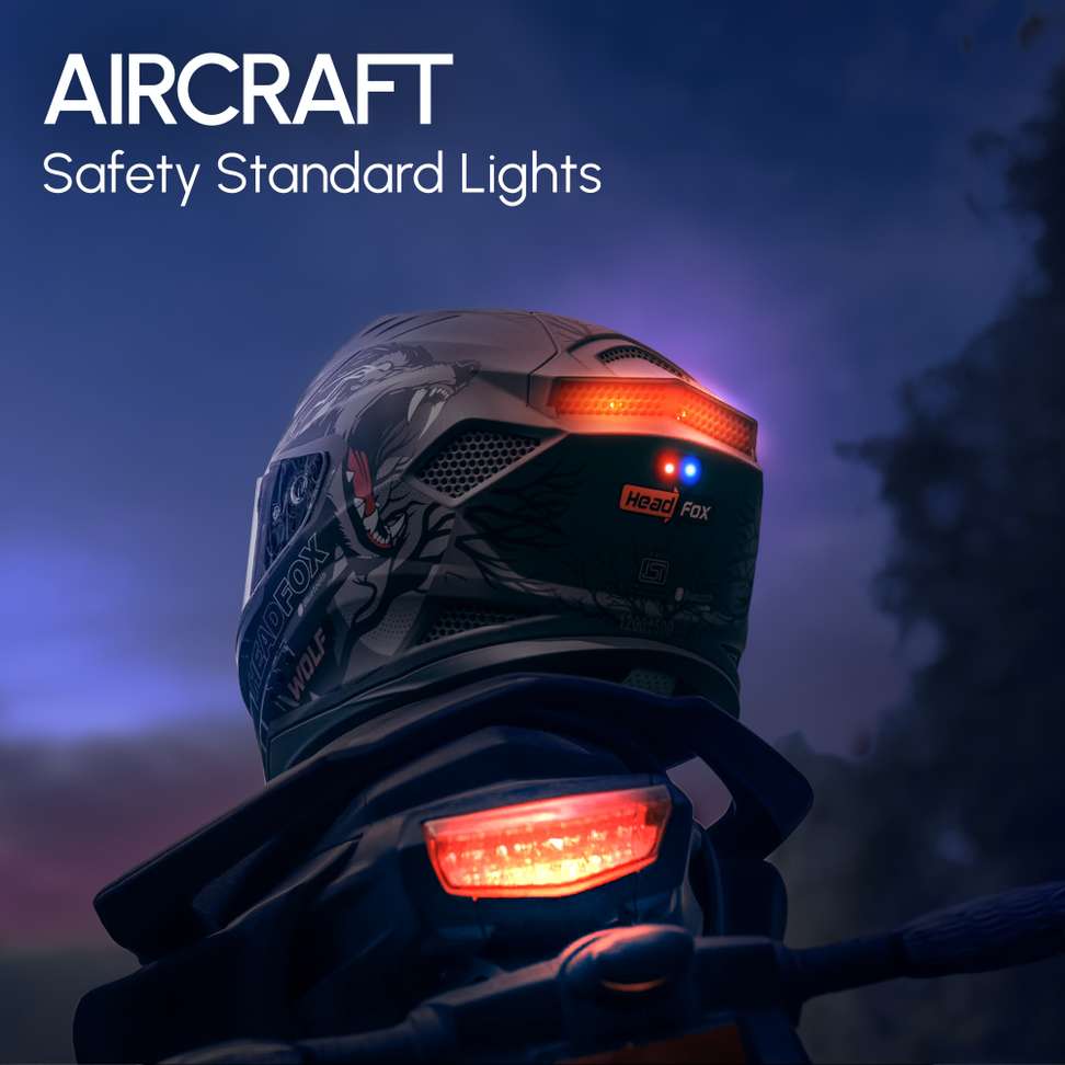 Shopsy HEADFOX N2F Wolf AI Smart Bluetooth Helmet - Image 4