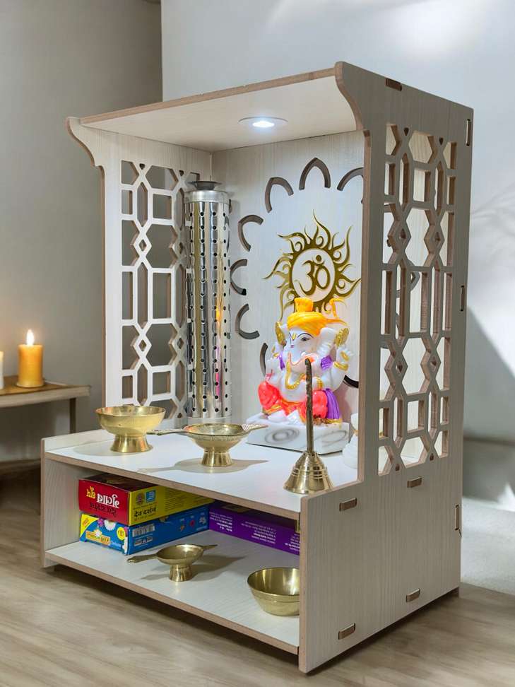 Shopsy HOODWIN Pooja Mandir Home Office 18x16x8.75 Inch 18 L - Image 3