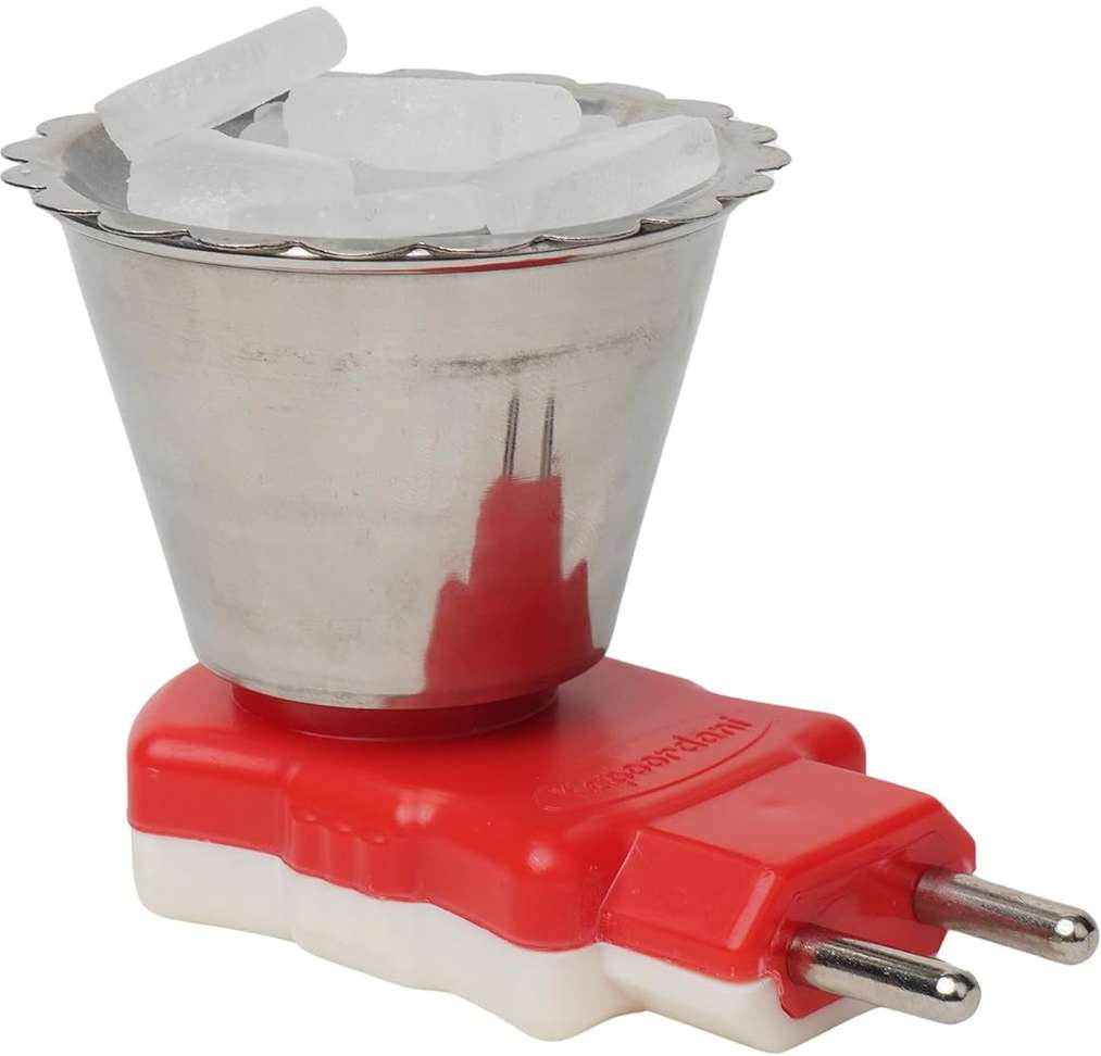 Ankev Steel Electric Incense Burner Kapoordani Aroma Diffuser Camphor Pack 1 Holder