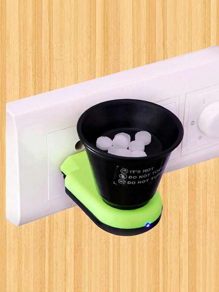 Dabster Electric Kapoor Dani Incense Burner Stand Aroma Oil Electronic Camphor Diffuser Carbon Steel Holder