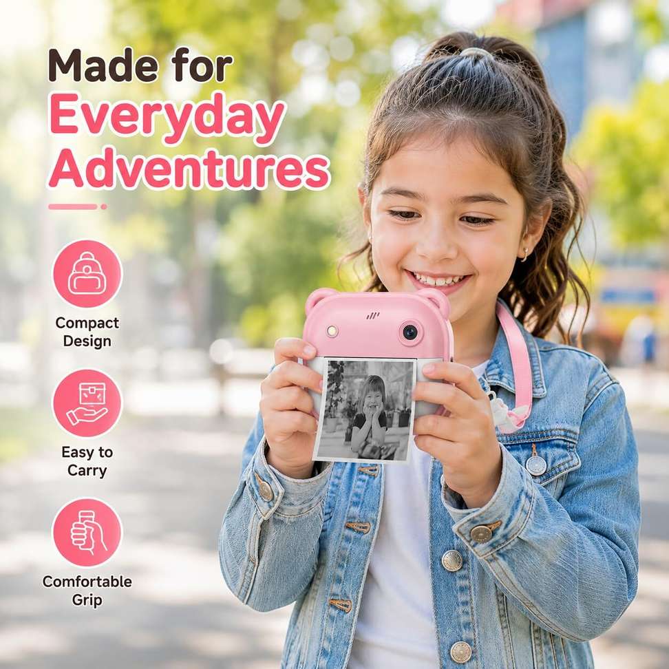Shopsy Monex 13MP 1080P HD Kids Instant Print Camera - Image 5