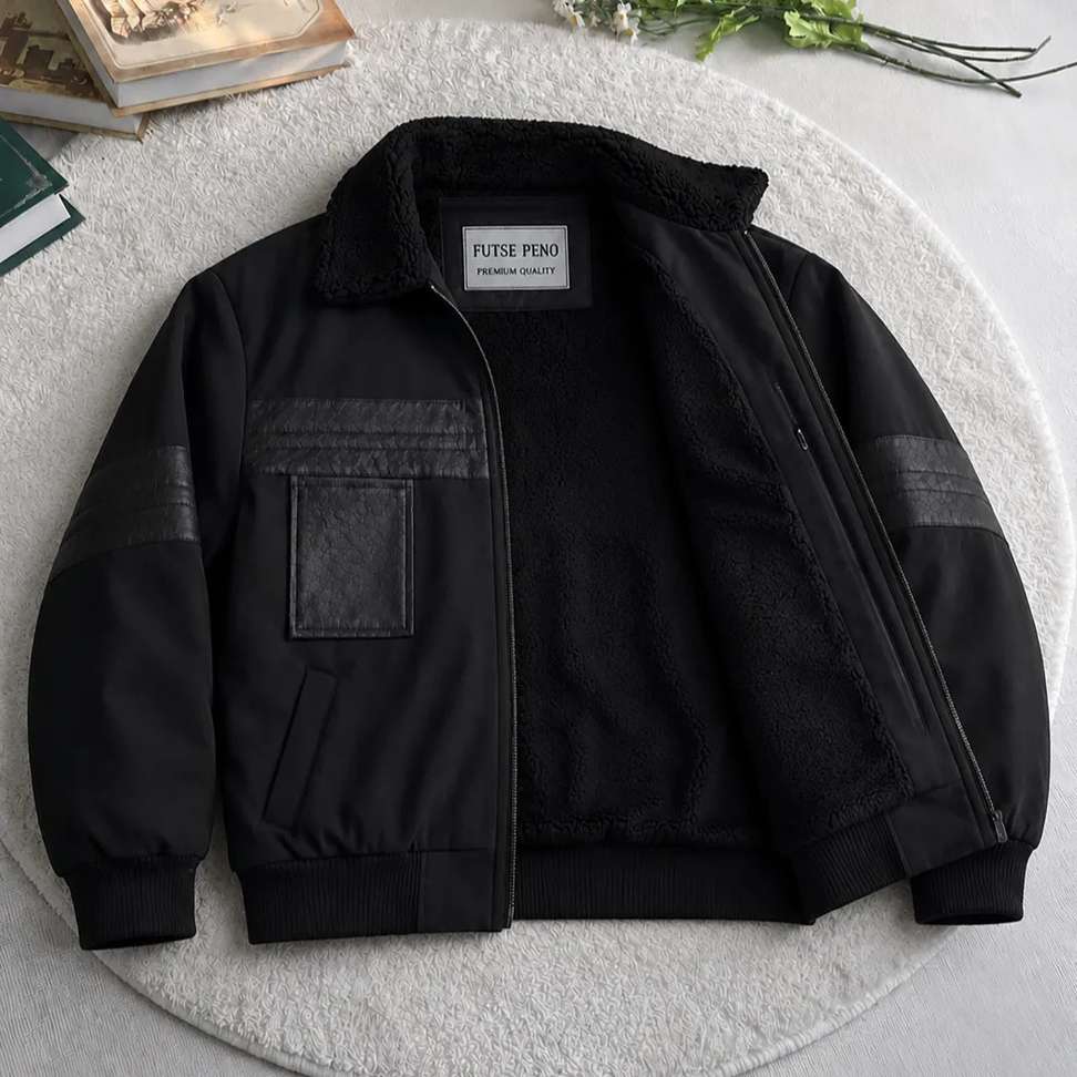 Shopsy FUTSE PENO Full Sleeve Solid Men Jacket - Image 4
