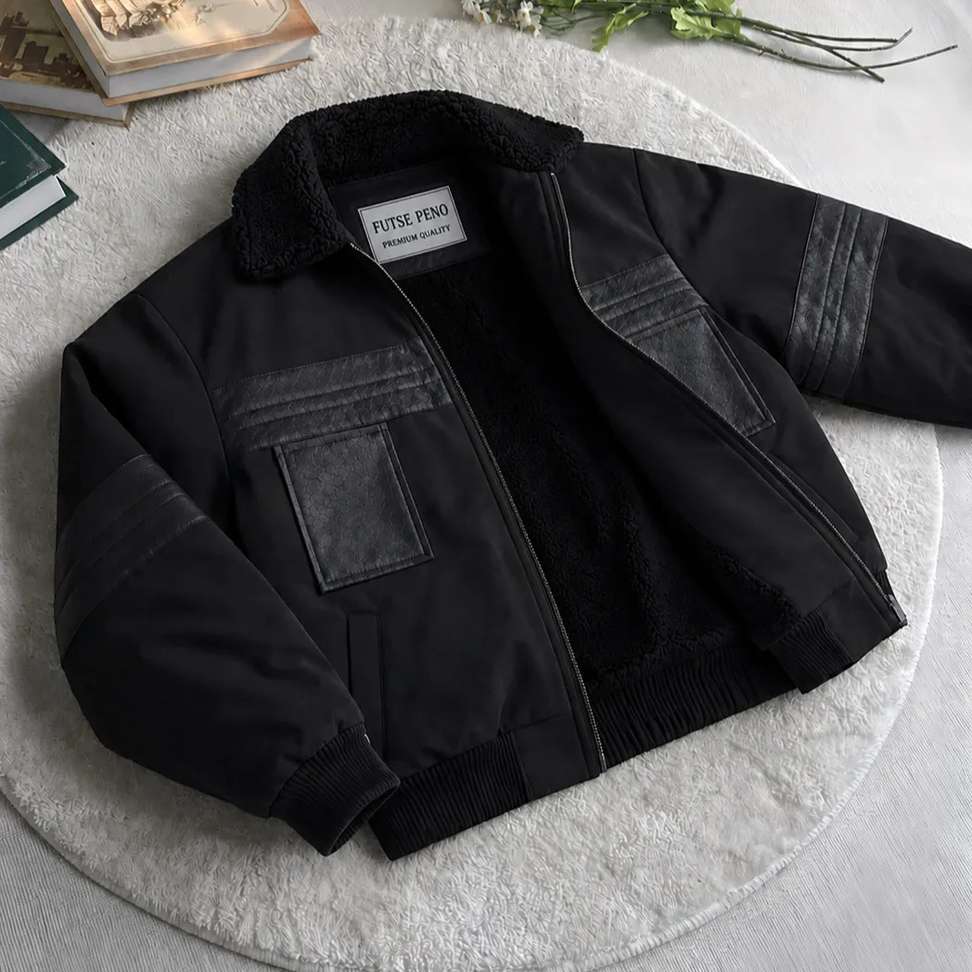Shopsy FUTSE PENO Full Sleeve Solid Men Jacket - Image 2