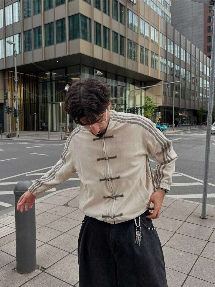 Shopsy Woldest Full Sleeve Striped Jacket - Image 2