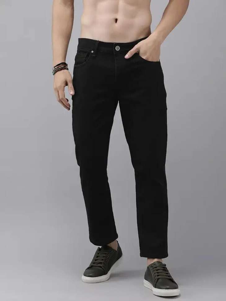 Indivane Slim Men Black Jeans
