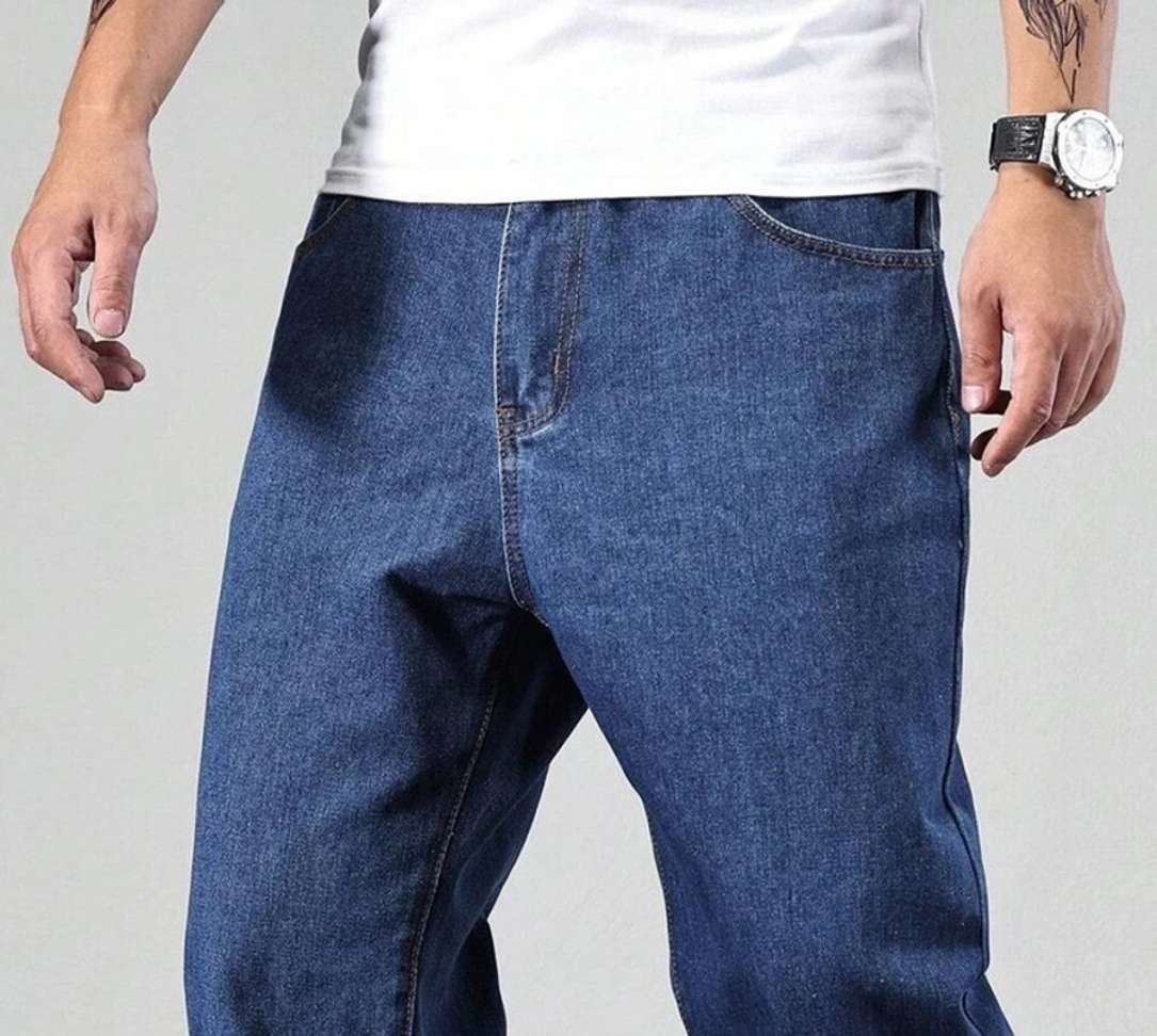 DENIM FIT Loose Fit Men Dark Blue Jeans - Buy DENIM FIT Loose Fit Men Dark Blue Jeans Online at Best Prices in India | Shopsy.in - Image 5