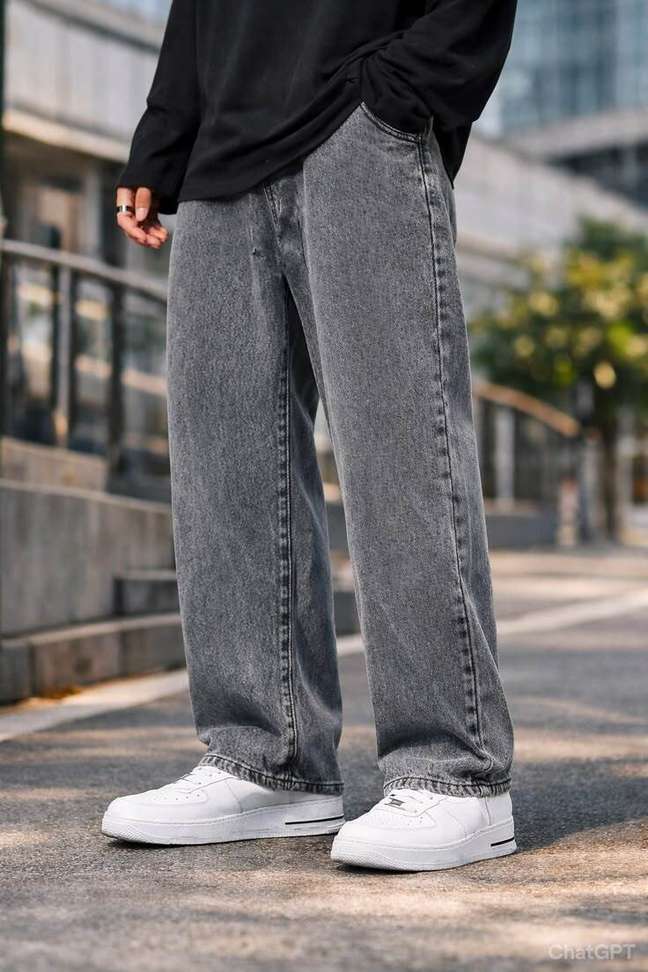 Shopsy CABRRR Loose Fit Men Grey Jeans - Image 4