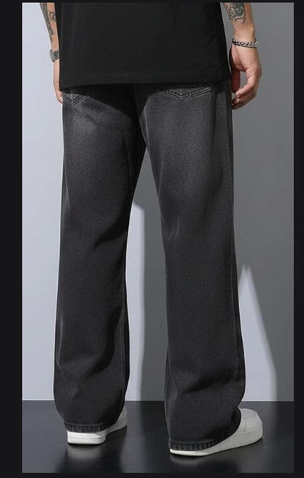 Shopsy DENIM4MEN Straight Fit Grey Jeans - Image 6