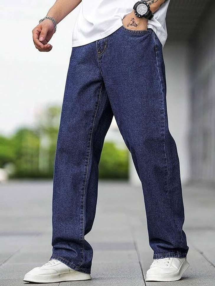Meixn Loose Fit Men Dark Blue Jeans – 78% Off, Lowest Price ₹422 – Review & Deal