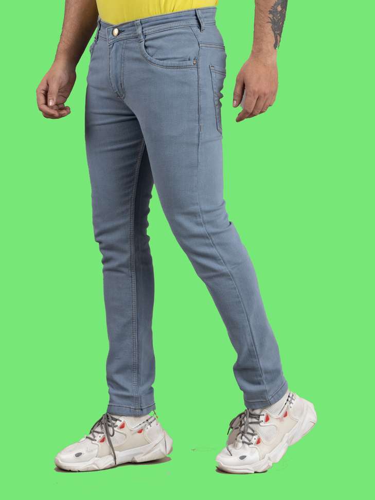 Marsh X Slim Men Grey Jeans