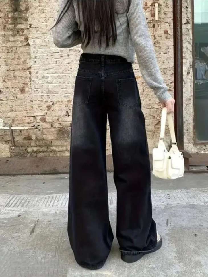 LAZZY Wide Leg Black Jeans for Women - Image 5