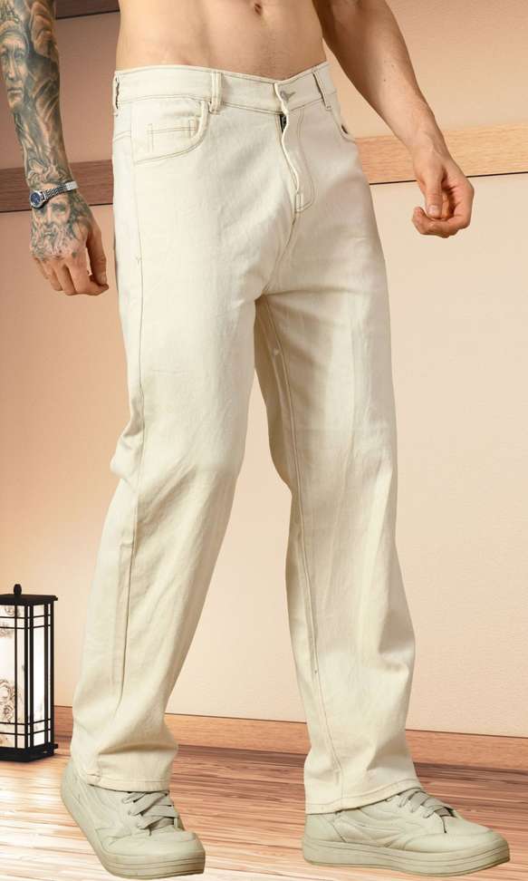 Shre Ce Men Beige Jeans