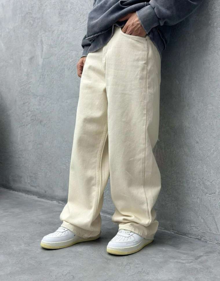 Shopsy wearworld Loose Fit Men Beige Jeans - Image 7
