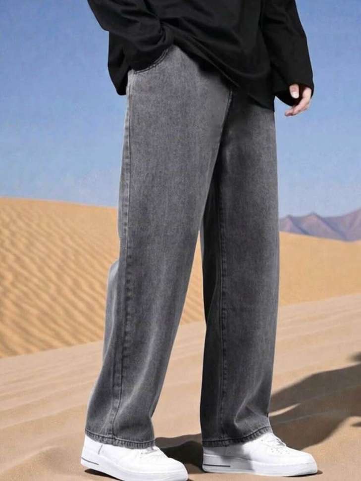 Shopsy CABRRR Loose Fit Men Grey Jeans - Image 3