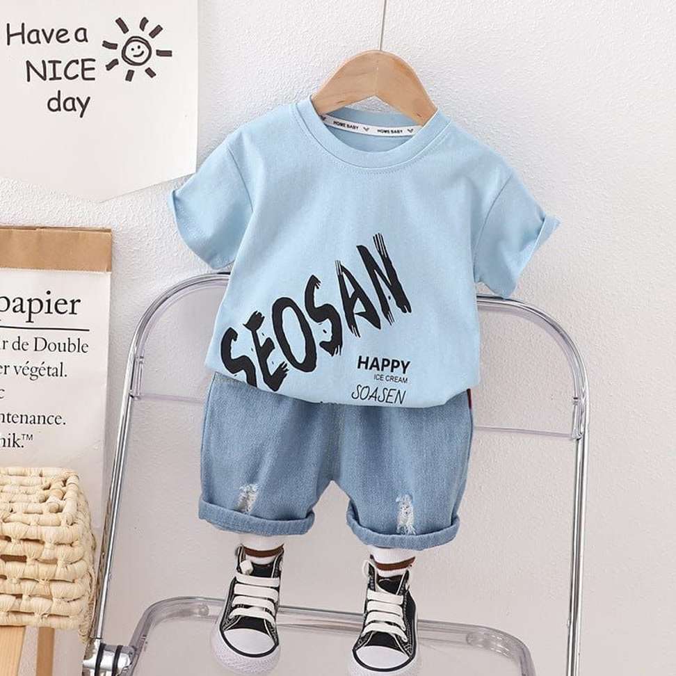 Shopsy TRENDIFYSTYLE Baby Boys Casual T-shirt Shorts - Image 2