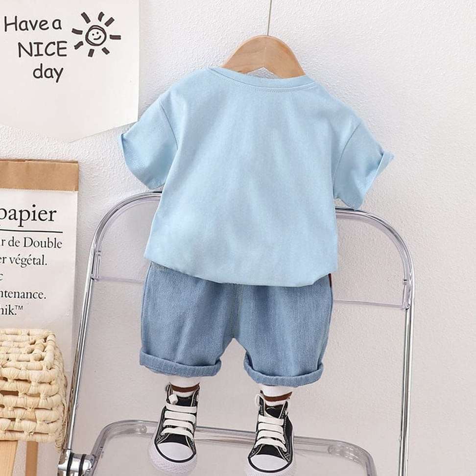 Shopsy TRENDIFYSTYLE Baby Boys Casual T-shirt Shorts - Image 3