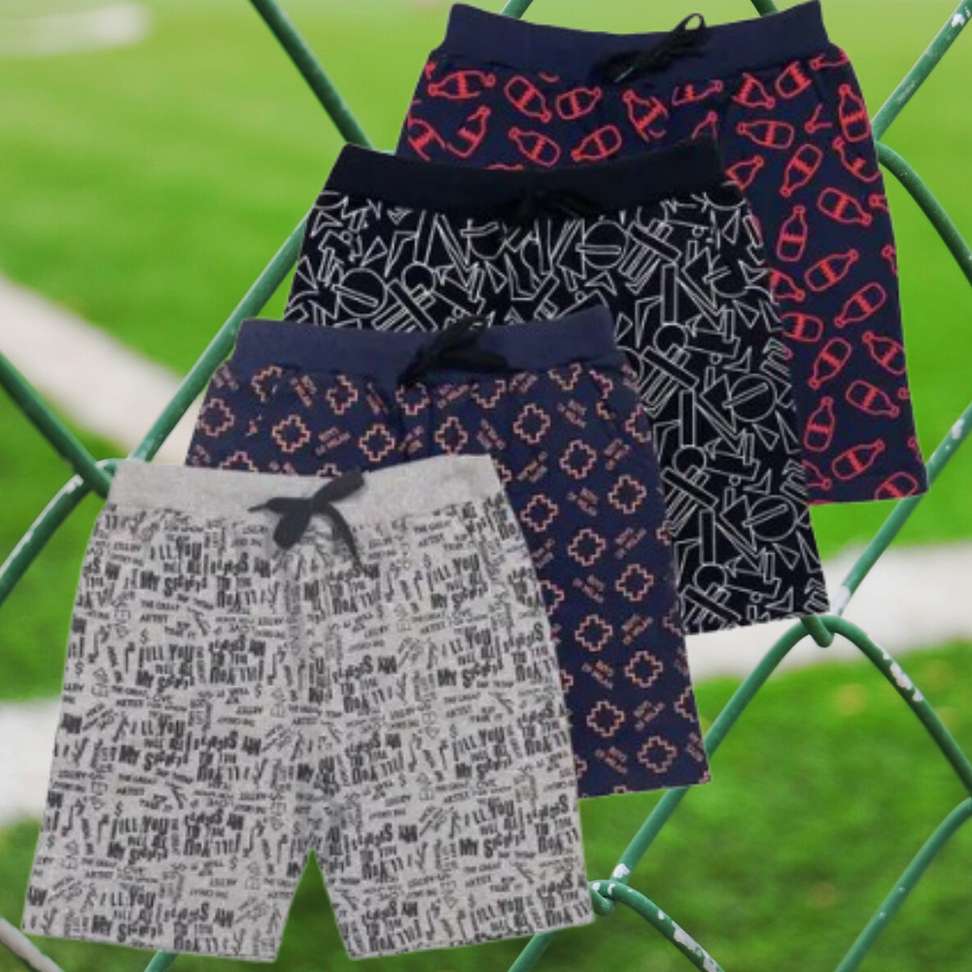 Shoheth Boys Casual Printed Cotton Blend Shorts – 71% OFF Pack of 4 on ExampleShop.com