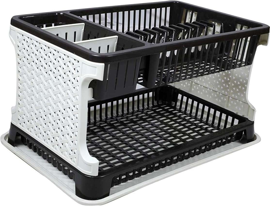 Plastic Dish Drainer Kitchen Organizer Rack