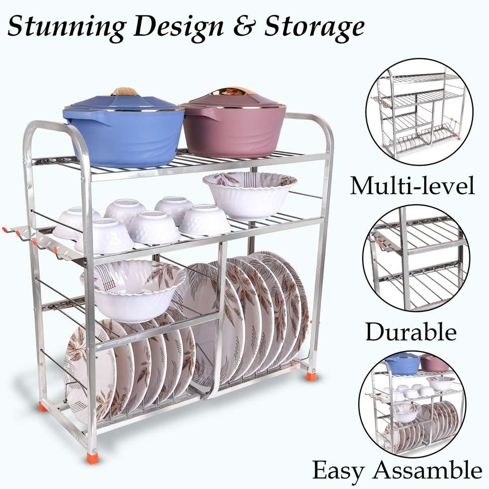 Shopsy 4-Tier Kitchen Organizer Rack - Image 6