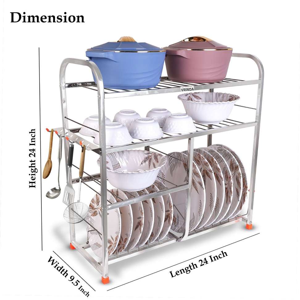 Shopsy 4-Tier Kitchen Organizer Rack - Image 8