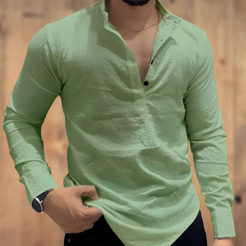 Shopsy COMBRAIDED Men Self Design Straight Kurta - Image 2