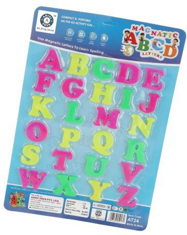 Aditi Toys Magnetic Learning Alphabet - ABCD Magnetic Letters for Kids ...