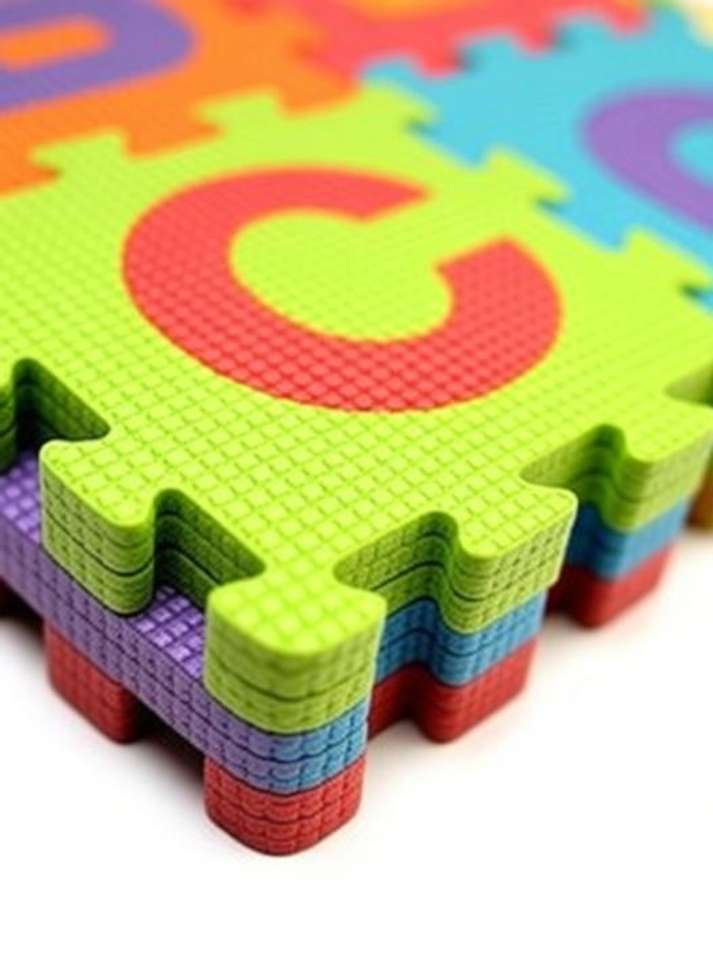 Sagar Enterprises 36 Tiles Kids Puzzle Mats ABCD (Multicolor) Price in ...