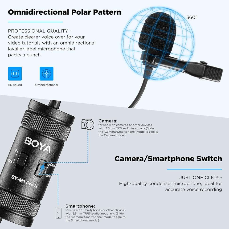 Shopsy BOYA BY-M1 Pro 2 3.5mm Clip Mic - Image 4