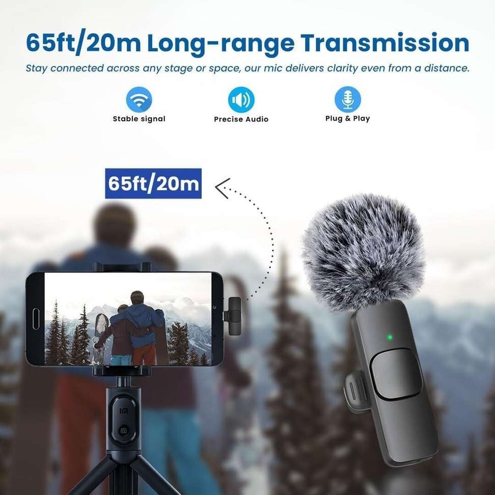 Shopsy MOBONE Furry K8 Wireless Lavalier Mic - Image 4