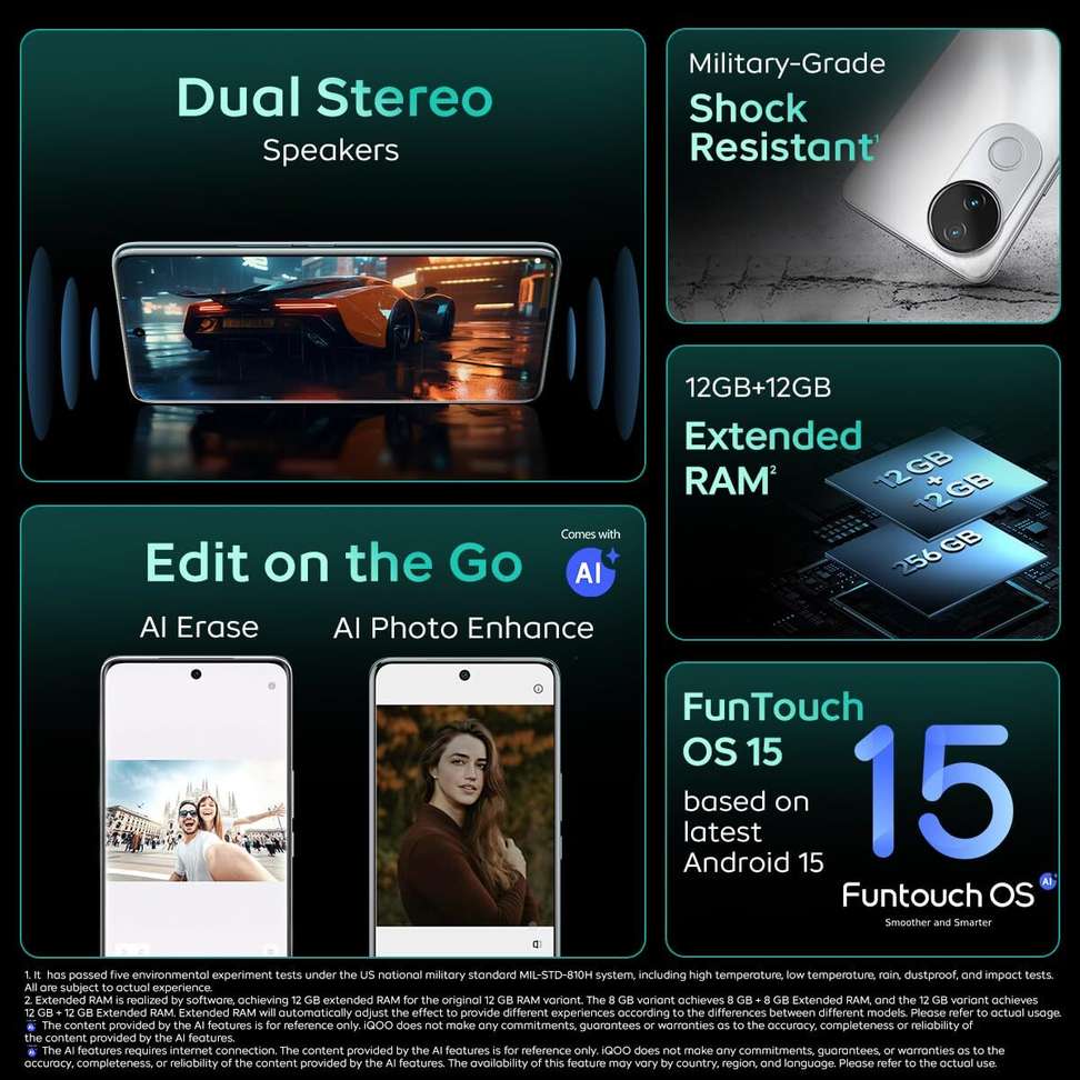 Shopsy iQOO Z10R 5G 128GB 8GB RAM - Image 7