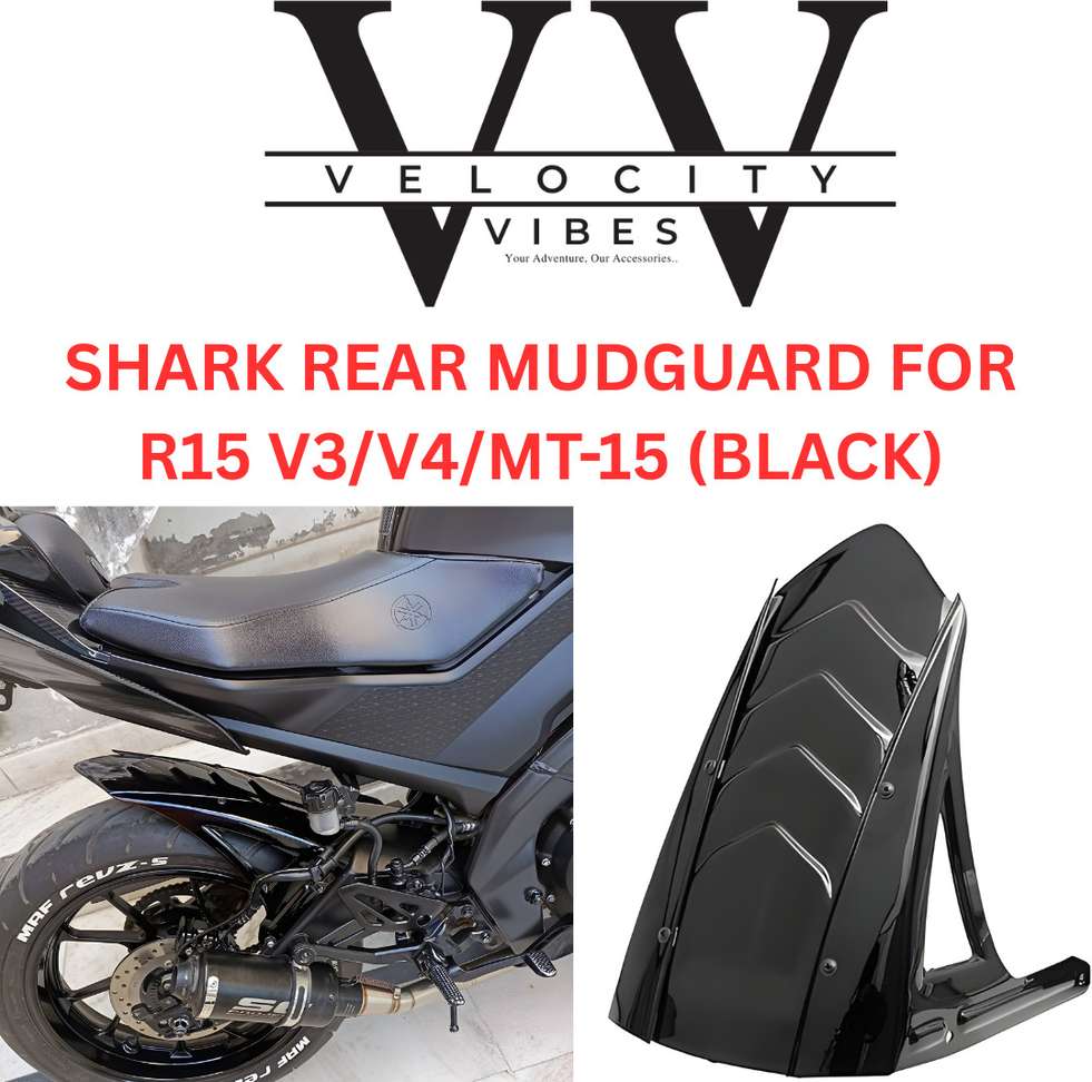 VELOCITY VIBES Rear Mud Guard For Yamaha R15 NA - Image 3