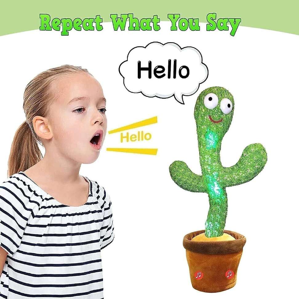 Shopsy Tapuji Dancing Cactus Electronic Plush Toy - Image 5