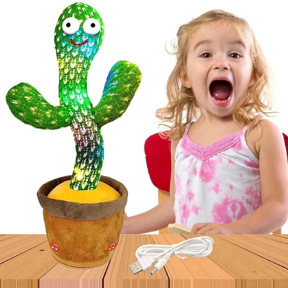 Shopsy Tapuji Dancing Cactus Electronic Plush Toy - Image 2