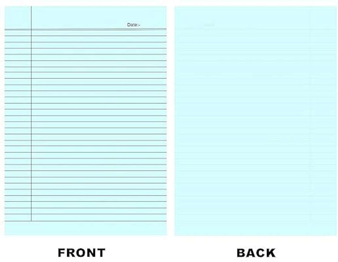 Project Paper One Saide Ruled eclet A4 Size One Side colour Ruled Sheet (Pack of 40 sheets) for ...