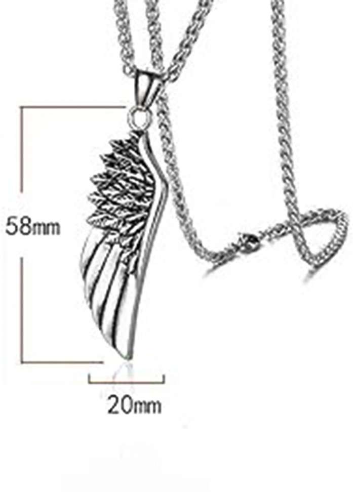 Shopsy SAIIZEN Stainless Steel Angel Wing Pendant - Image 4