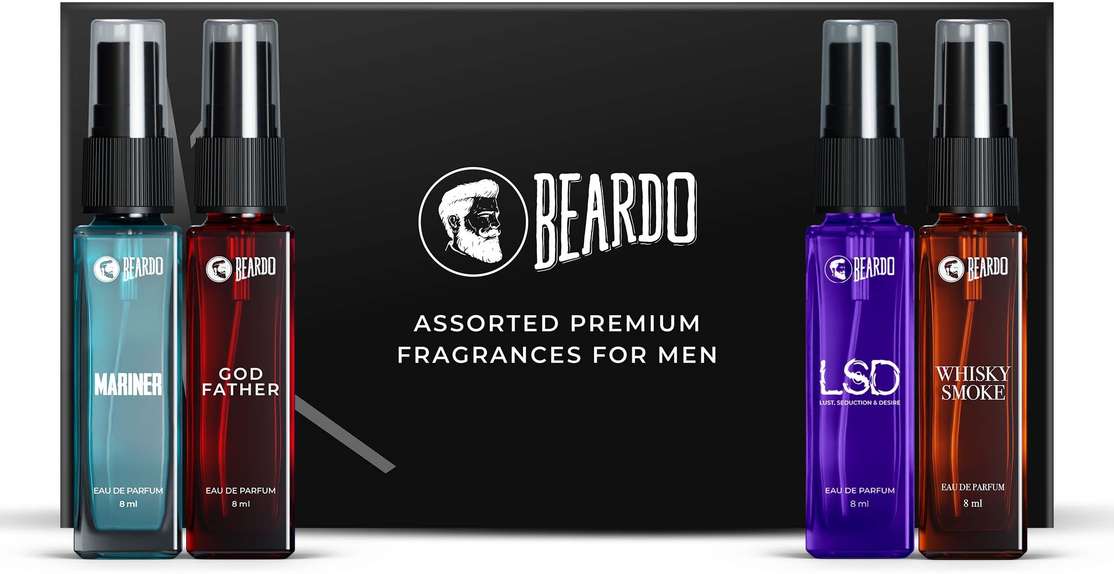 Shopsy BEARDO Assorted Premium Perfume Pack of 4 · 8 ml (32 ml total) - Image 2
