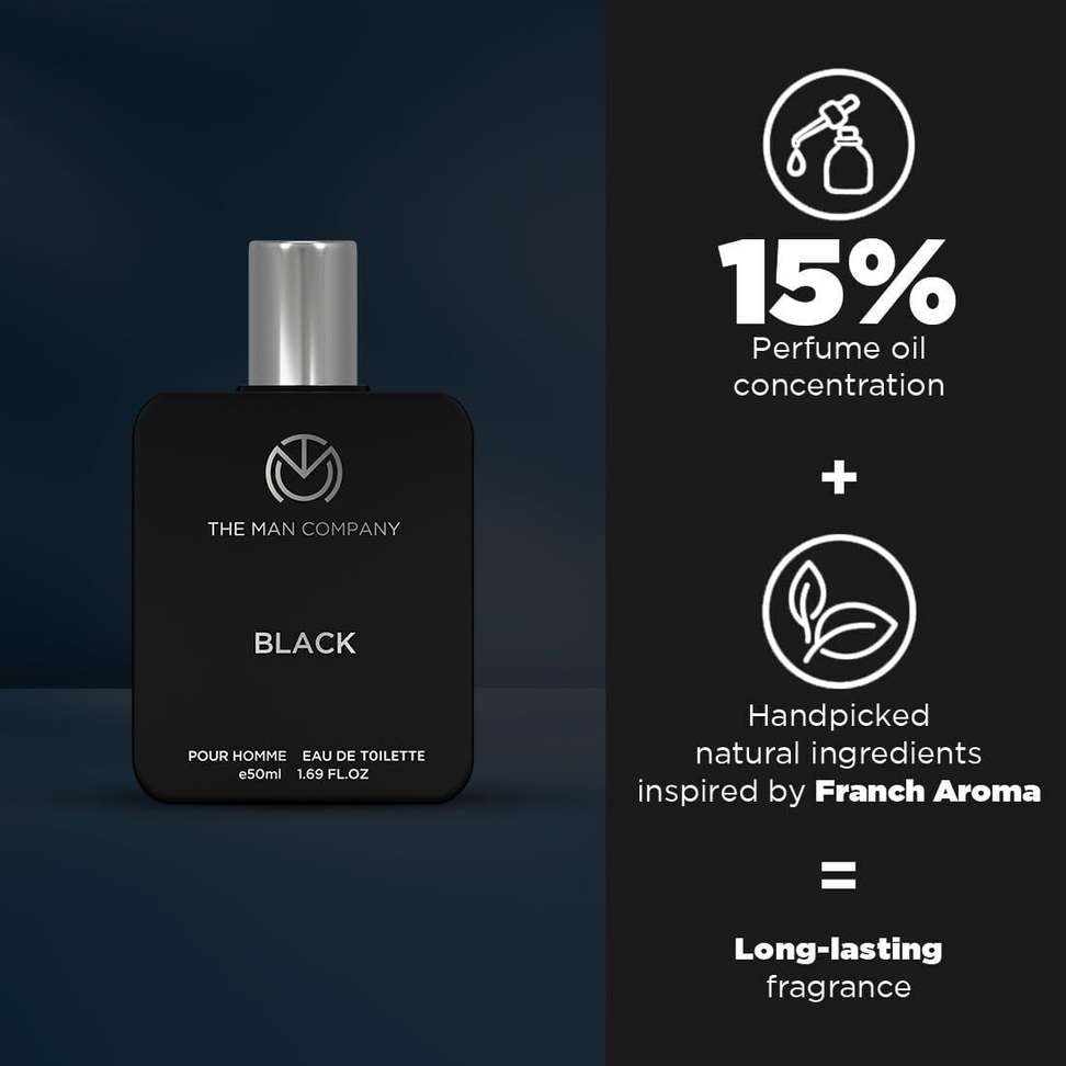 Shopsy THE MAN COMPANY Black Eau de Toilette 50 ml - Image 5