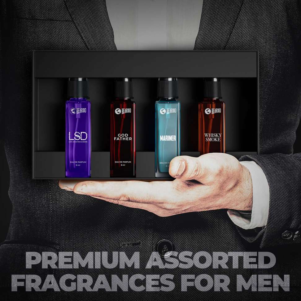 Shopsy BEARDO Assorted Premium Perfume Pack of 4 · 8 ml (32 ml total) - Image 6