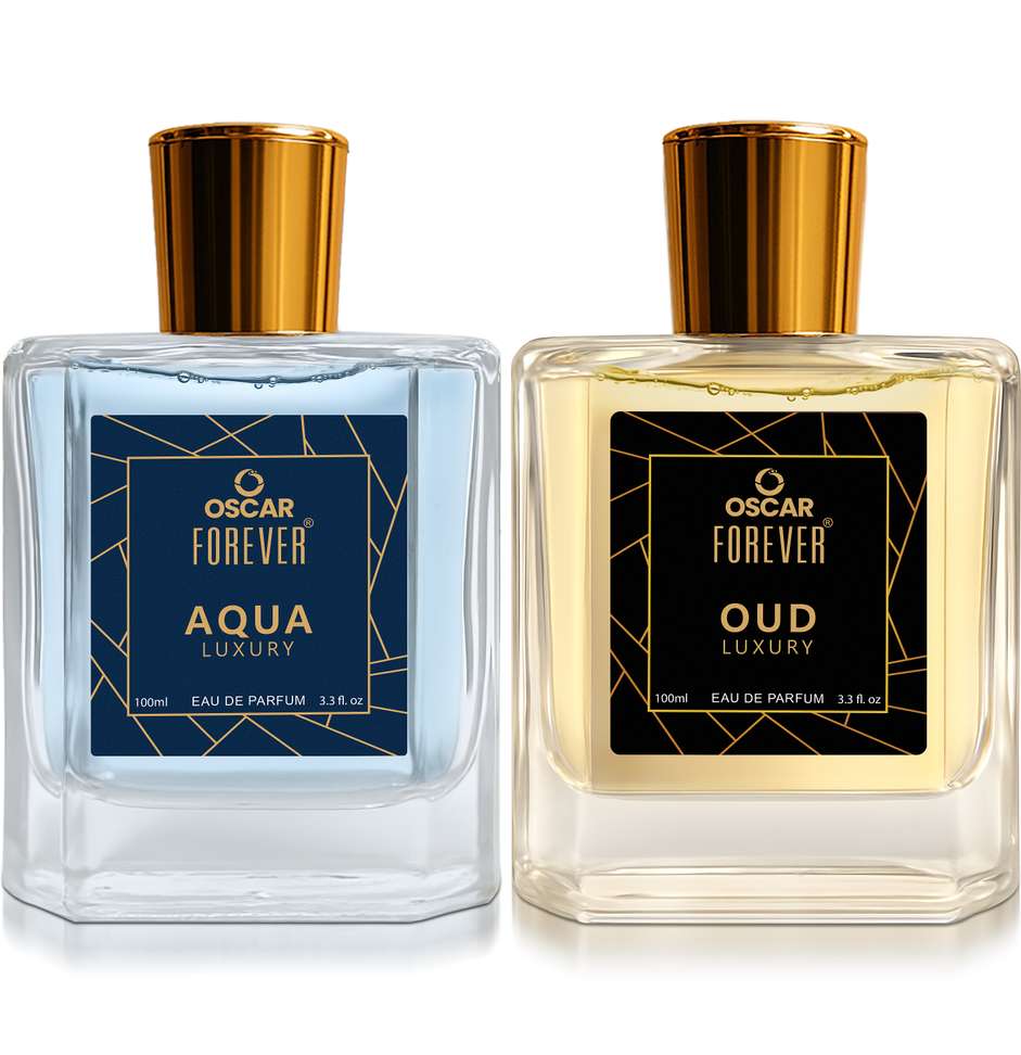 OSCAR Forever Luxury Combo of Aqua & Oud Long Lasting Fragrance (100ml Each) Eau de Parfum  -  200 ml (For Men & Women)