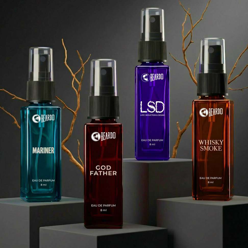 Shopsy BEARDO Assorted Premium Perfume Pack of 4 · 8 ml (32 ml total) - Image 4