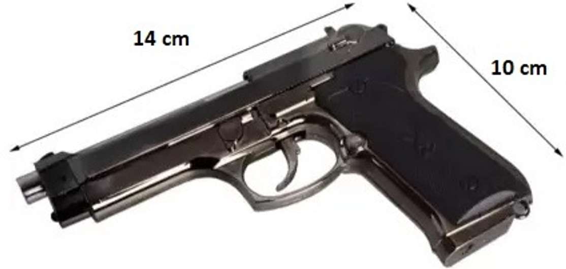 Shopsy zvr Heavy Metal Gun with Holster and Lighter - Image 3