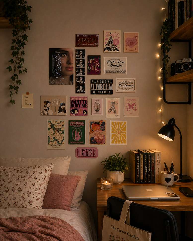 Aesthetic Wall Collage Poster Set of 20 - Image 3