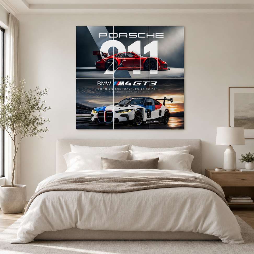 Shopsy Split Car Poster Pack of 6 A4 Sheets - Image 5