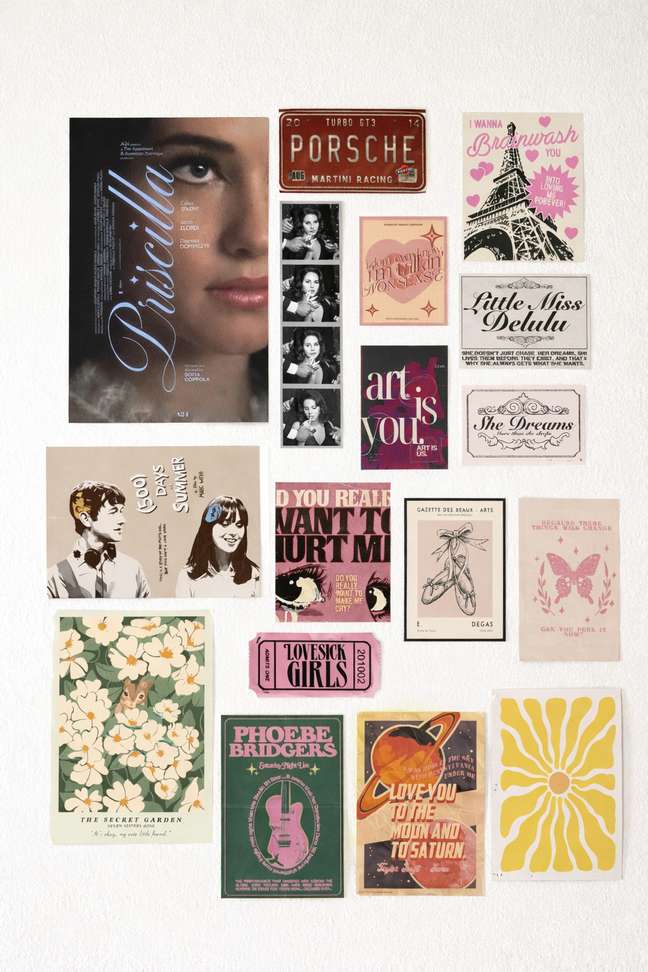 Aesthetic Wall Collage Poster Set of 20 - Image 2