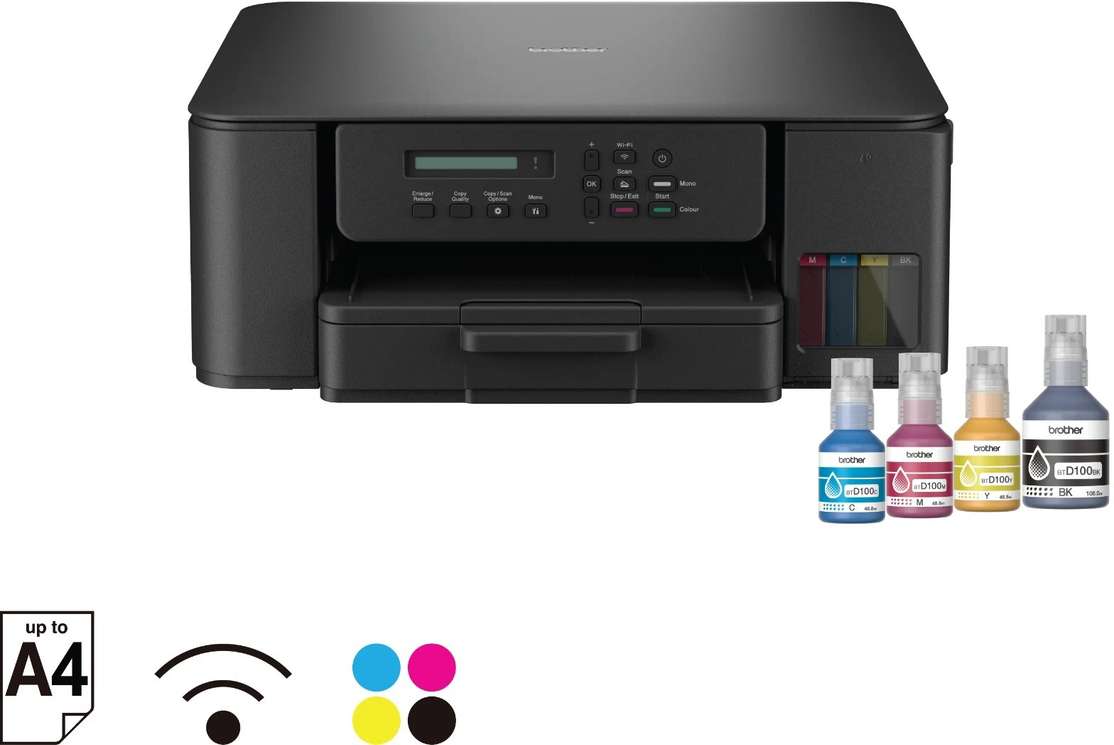 Shopsy Brother DCP-T530DW WiFi Color Ink Tank Printer - Image 2